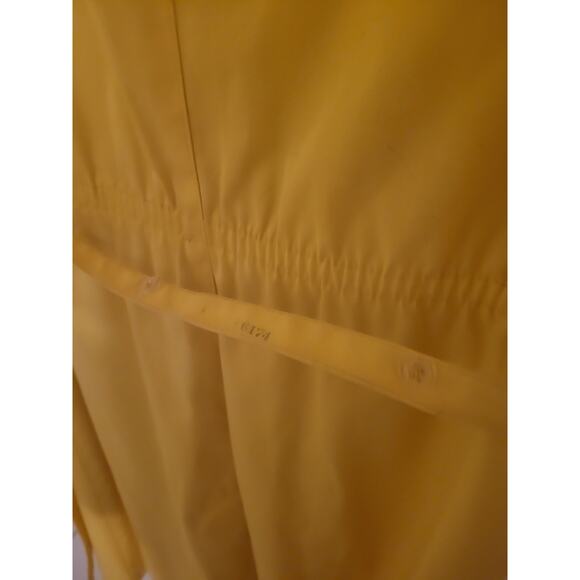 London Fog Maincoats Weatherwear Belted Trench Coat Yellow Womens Size 6 Regular - Picture 12 of 12